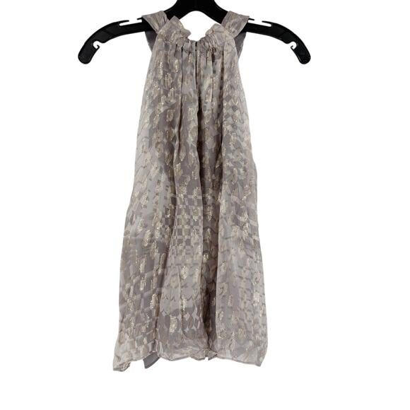 RAMY BROOK Top NEW Size S Arlene Blouse $325 Metallic - Picture 4 of 5